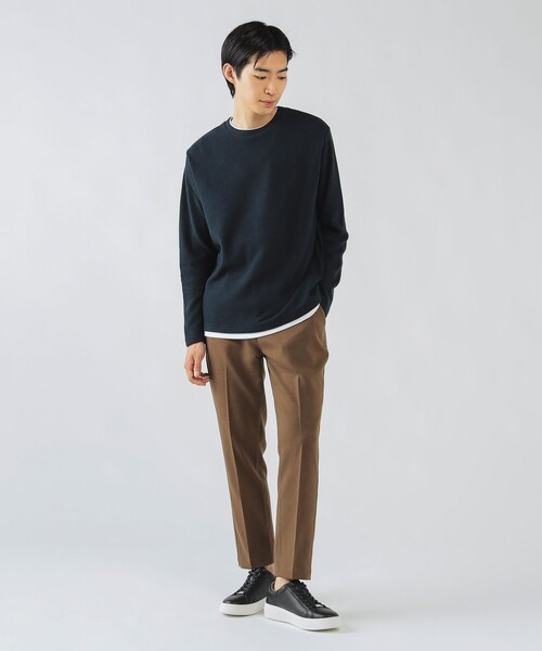 BEAMS HEART(ビームスハート)の「【3色展開】ポリエステルツイル スラックス(スラックス・メンズ・ブラック/ネイビー/ブラウン系その他・SMALL/MEDIUM/LARGE)」の14枚目の写真