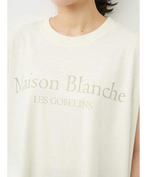 Green Parks(グリーンパークス)の「スラブロゴフレンチスリーブTシャツ(Tシャツ/カットソー・レディース・ブラウン/オフホワイト/ダークグレー・FREE)」の10枚目の写真