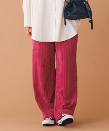 hunch | 大人女子のためのコーデュロイ ワイドストレートパンツ(その他パンツ)