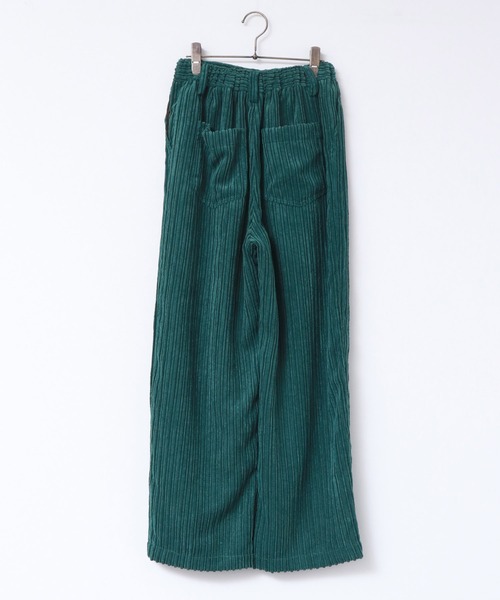 hunch（ハンチ）の「コーデュロイ ワイドストレートパンツ（その他パンツ・レディース・グリーン/ピンク/ネイビー・FREE）」の9枚目の写真