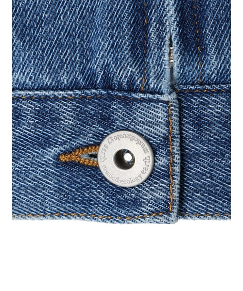 earth music&ecology(アースミュージックアンドエコロジー)の「ショルダーベルト付きデニムビスチェ(タンクトップ・レディース・インディゴブルー・FREE)」の10枚目の写真