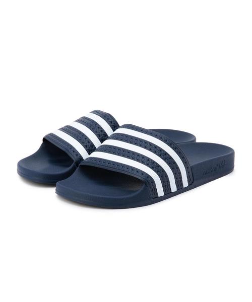 adidas（アディダス）の「BYBC adidas Originals ADILETTE サンダル◆（サンダル・レディース・ホワイト/ブラック/ネイビー・23.5cm/24.5cm/25.5cm）」の3枚目の写真