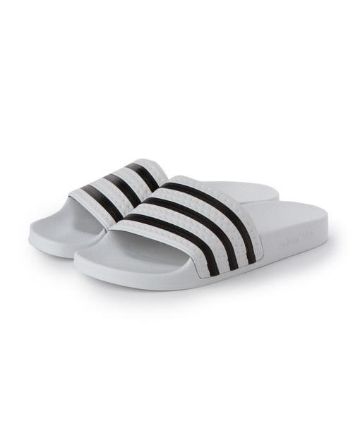 adidas（アディダス）の「BYBC adidas Originals ADILETTE サンダル◆（サンダル・レディース・ホワイト/ブラック/ネイビー・23.5cm/24.5cm/25.5cm）」の4枚目の写真