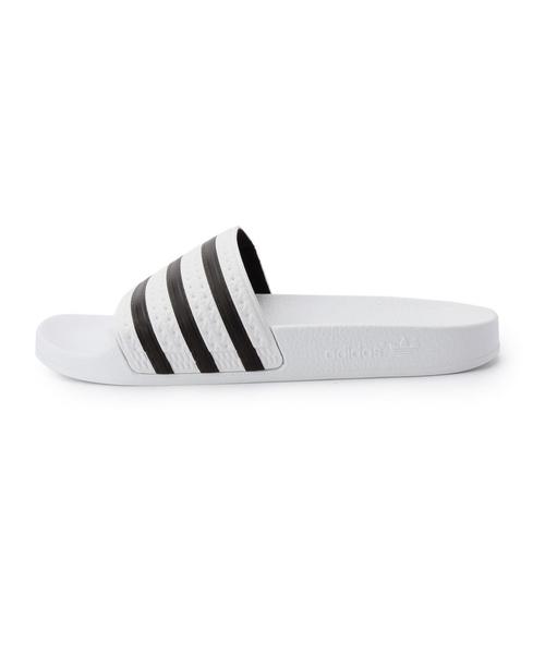 adidas（アディダス）の「BYBC adidas Originals ADILETTE サンダル◆（サンダル・レディース・ホワイト/ブラック/ネイビー・23.5cm/24.5cm/25.5cm）」の6枚目の写真
