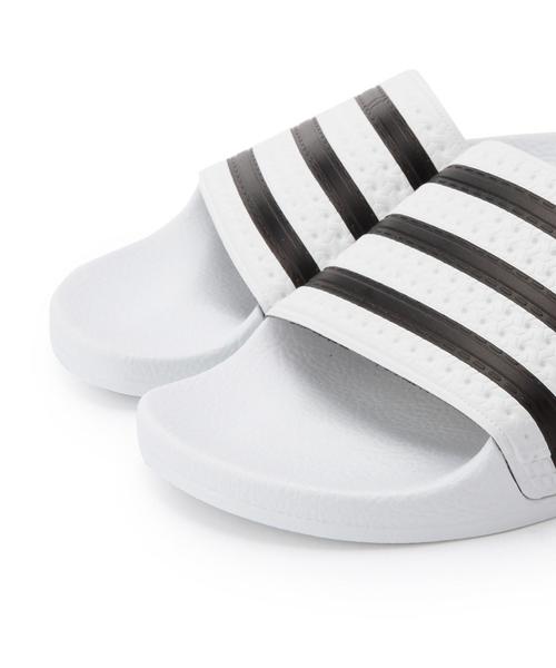 adidas（アディダス）の「BYBC adidas Originals ADILETTE サンダル◆（サンダル・レディース・ホワイト/ブラック/ネイビー・23.5cm/24.5cm/25.5cm）」の9枚目の写真