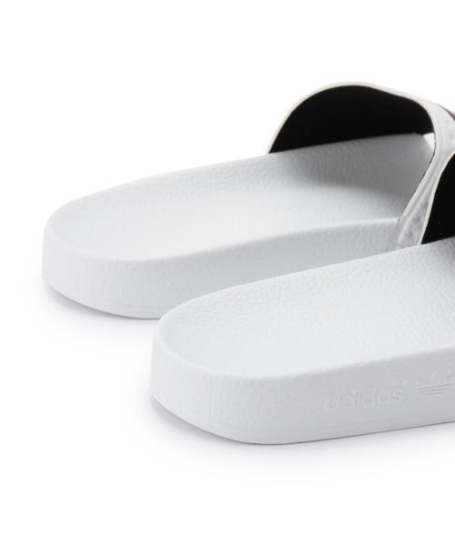 adidas（アディダス）の「BYBC adidas Originals ADILETTE サンダル◆（サンダル・レディース・ホワイト/ブラック/ネイビー・23.5cm/24.5cm/25.5cm）」の10枚目の写真