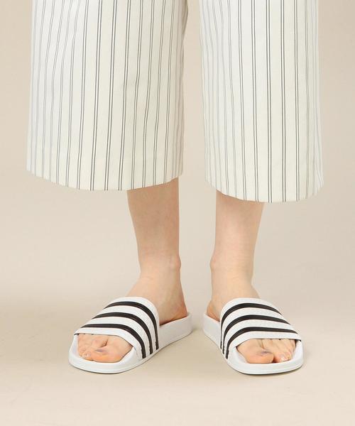 adidas（アディダス）の「BYBC adidas Originals ADILETTE サンダル◆（サンダル・レディース・ホワイト/ブラック/ネイビー・23.5cm/24.5cm/25.5cm）」の14枚目の写真