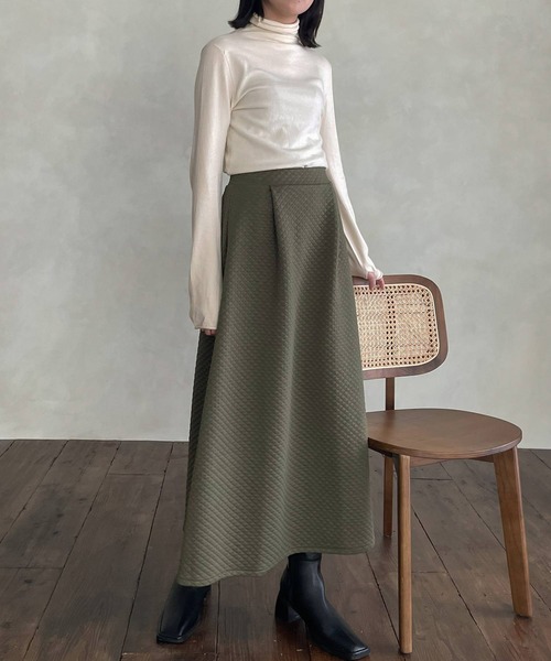 hellam（へラム）の「カットキルティングスカート（スカート）」 - WEAR