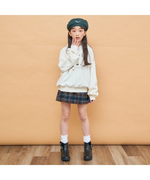algy(アルジー)の「シャーリングスリーブフーディー(パーカー・キッズ・ベージュ/アイボリー/ラベンダー・SMALL/MEDIUM/X-SMALL/XX-SMALL)」の14枚目の写真