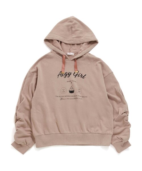algy(アルジー)の「シャーリングスリーブフーディー(パーカー・キッズ・ベージュ/アイボリー/ラベンダー・SMALL/MEDIUM/X-SMALL/XX-SMALL)」の19枚目の写真