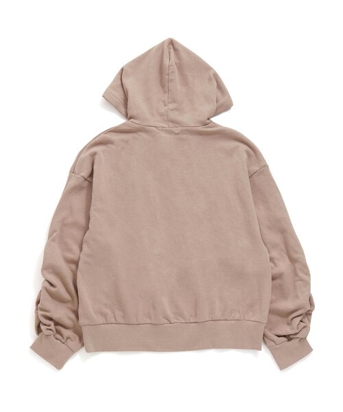 algy(アルジー)の「シャーリングスリーブフーディー(パーカー・キッズ・ベージュ/アイボリー/ラベンダー・SMALL/MEDIUM/X-SMALL/XX-SMALL)」の5枚目の写真