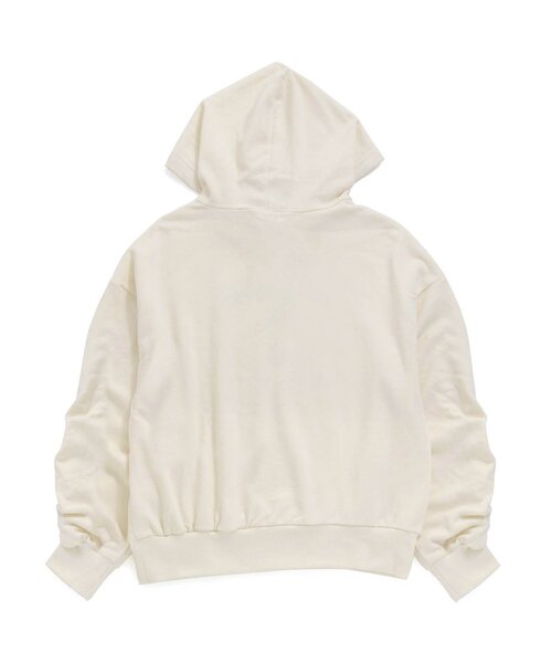algy(アルジー)の「シャーリングスリーブフーディー(パーカー・キッズ・ベージュ/アイボリー/ラベンダー・SMALL/MEDIUM/X-SMALL/XX-SMALL)」の13枚目の写真