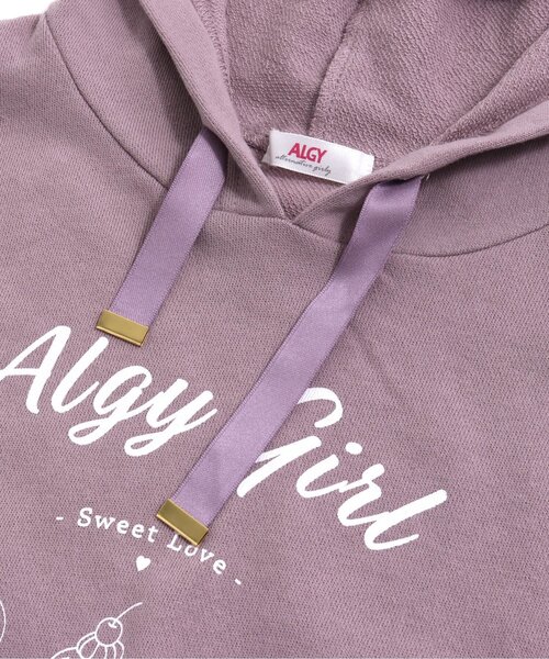 algy(アルジー)の「シャーリングスリーブフーディー(パーカー・キッズ・ベージュ/アイボリー/ラベンダー・SMALL/MEDIUM/X-SMALL/XX-SMALL)」の22枚目の写真