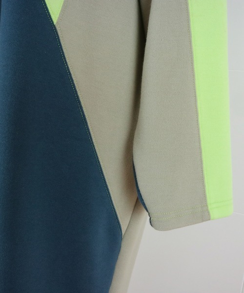 AULA AILA（アウラアイラ）の「ポロシャツワンピース（ワンピース・レディース・グリーン/ブルー/オレンジ・0）」の7枚目の写真