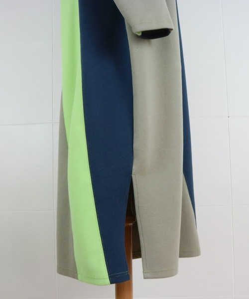 AULA AILA（アウラアイラ）の「ポロシャツワンピース（ワンピース・レディース・グリーン/ブルー/オレンジ・0）」の17枚目の写真