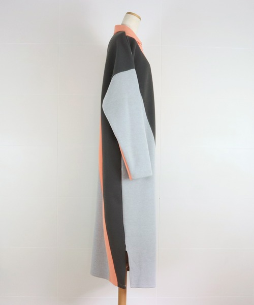 AULA AILA（アウラアイラ）の「ポロシャツワンピース（ワンピース・レディース・グリーン/ブルー/オレンジ・0）」の5枚目の写真