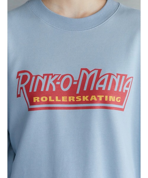 Green　Parks（グリーンパークス）の「【UNISEX】■STRANGER THINGS RINK-O-MANIA（スウェット・レディース・ブルー・FREE）」の9枚目の写真