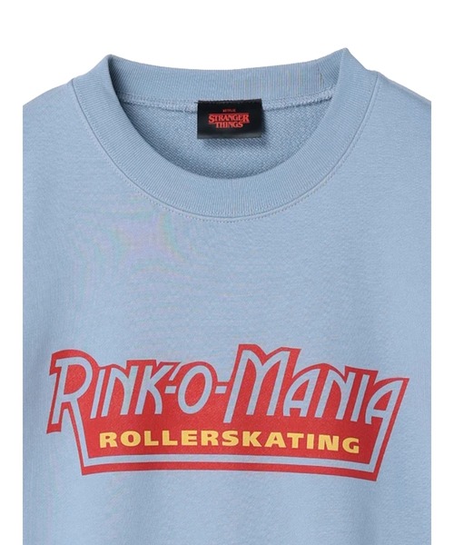 Green　Parks（グリーンパークス）の「【UNISEX】■STRANGER THINGS RINK-O-MANIA（スウェット・レディース・ブルー・FREE）」の13枚目の写真