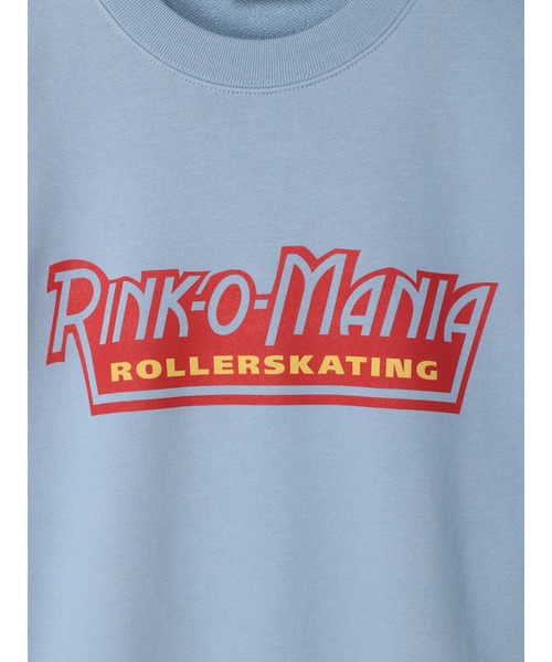 Green　Parks（グリーンパークス）の「【UNISEX】■STRANGER THINGS RINK-O-MANIA（スウェット・レディース・ブルー・FREE）」の16枚目の写真