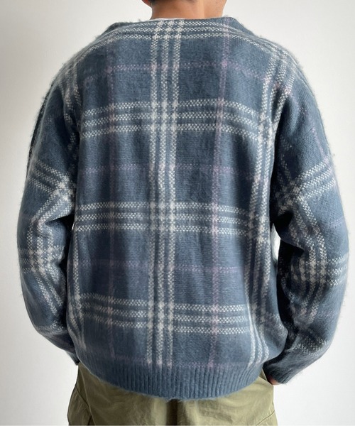 CPCM(シーピーシーエム)の「アソート柄シャギーカーディガン(カーディガン/ボレロ・メンズ・ブルー/ネイビー/ベージュ/グリーン・LARGE/MEDIUM)」の9枚目の写真