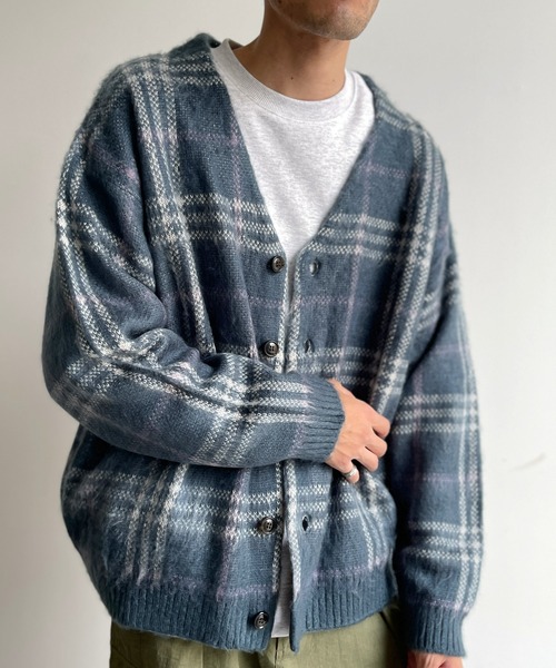 CPCM(シーピーシーエム)の「アソート柄シャギーカーディガン(カーディガン/ボレロ・メンズ・ブルー/ネイビー/ベージュ/グリーン・LARGE/MEDIUM)」の12枚目の写真