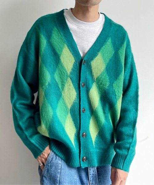 CPCM(シーピーシーエム)の「アソート柄シャギーカーディガン(カーディガン/ボレロ・メンズ・ブルー/ネイビー/ベージュ/グリーン・LARGE/MEDIUM)」の15枚目の写真