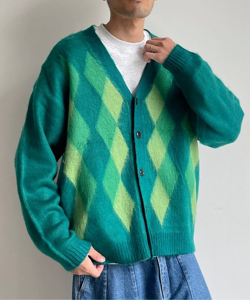 CPCM(シーピーシーエム)の「アソート柄シャギーカーディガン(カーディガン/ボレロ・メンズ・ブルー/ネイビー/ベージュ/グリーン・LARGE/MEDIUM)」の17枚目の写真