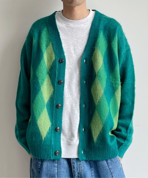 CPCM(シーピーシーエム)の「アソート柄シャギーカーディガン(カーディガン/ボレロ・メンズ・ブルー/ネイビー/ベージュ/グリーン・LARGE/MEDIUM)」の20枚目の写真
