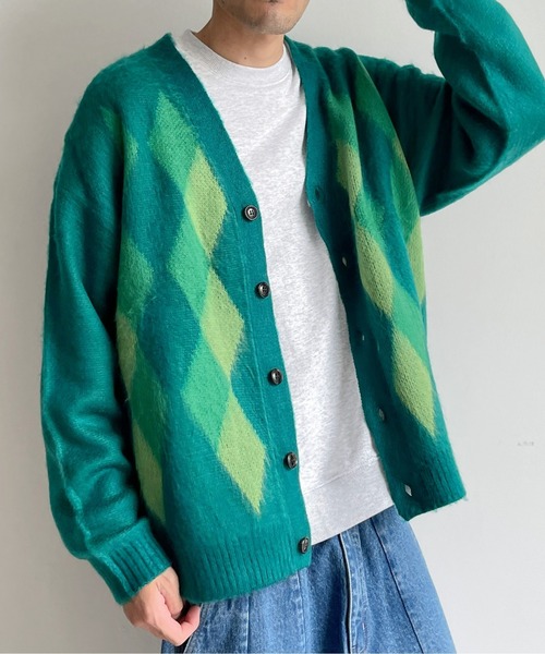 CPCM(シーピーシーエム)の「アソート柄シャギーカーディガン(カーディガン/ボレロ・メンズ・ブルー/ネイビー/ベージュ/グリーン・LARGE/MEDIUM)」の22枚目の写真