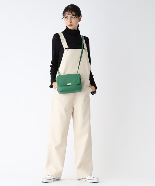 OPAQUE.CLIP(オペークドットクリップ)の「◆クラシカルミニショルダーバッグ(ショルダーバッグ・レディース・ダークブラウン/ダークグリーン/オフホワイト・00)」の9枚目の写真