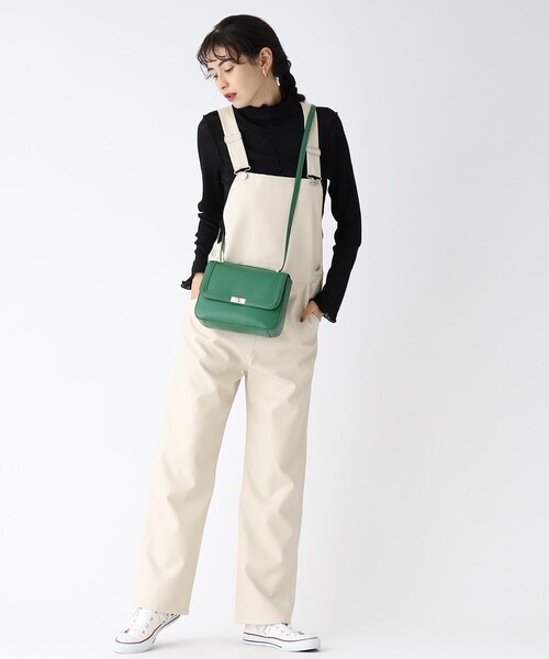 OPAQUE.CLIP(オペークドットクリップ)の「◆クラシカルミニショルダーバッグ(ショルダーバッグ・レディース・ダークブラウン/ダークグリーン/オフホワイト・00)」の10枚目の写真