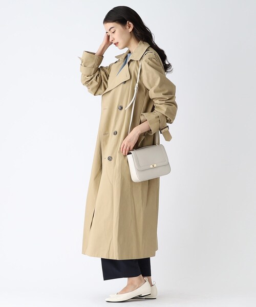 OPAQUE.CLIP(オペークドットクリップ)の「◆クラシカルミニショルダーバッグ(ショルダーバッグ・レディース・ダークブラウン/ダークグリーン/オフホワイト・00)」の14枚目の写真