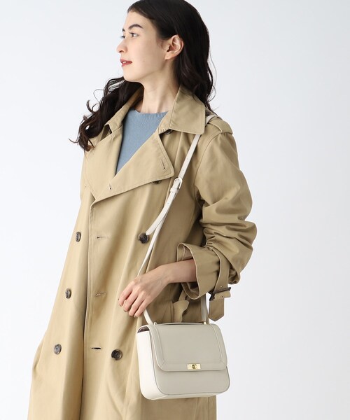 OPAQUE.CLIP(オペークドットクリップ)の「◆クラシカルミニショルダーバッグ(ショルダーバッグ・レディース・ダークブラウン/ダークグリーン/オフホワイト・00)」の15枚目の写真