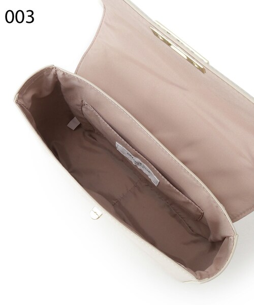 OPAQUE.CLIP(オペークドットクリップ)の「◆クラシカルミニショルダーバッグ(ショルダーバッグ・レディース・ダークブラウン/ダークグリーン/オフホワイト・00)」の22枚目の写真