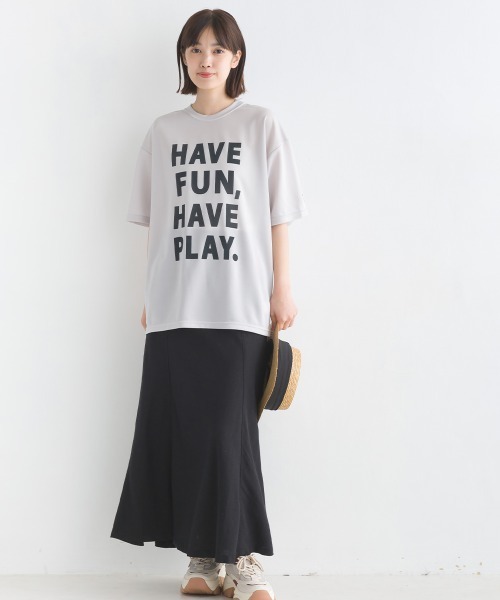 OMNES(オムネス)の「【Vissel×OMNES】ユニセックス プリントメッシュ半袖Tシャツ(Tシャツ/カットソー・レディース・ライトグレー/ブラック/ブラック系その他/グレー系その他・MEDIUM/LARGE/X-LARGE/XX-LARGE)」の4枚目の写真