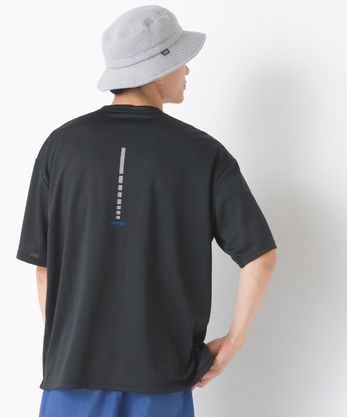 OMNES(オムネス)の「【Vissel×OMNES】ユニセックス プリントメッシュ半袖Tシャツ(Tシャツ/カットソー・レディース・ライトグレー/ブラック/ブラック系その他/グレー系その他・MEDIUM/LARGE/X-LARGE/XX-LARGE)」の7枚目の写真