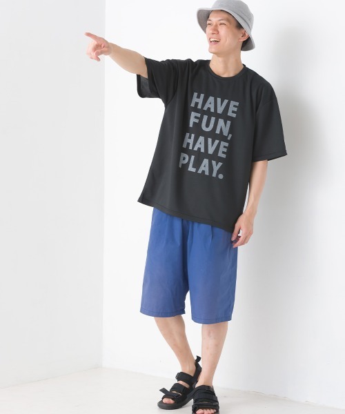 OMNES(オムネス)の「【Vissel×OMNES】ユニセックス プリントメッシュ半袖Tシャツ(Tシャツ/カットソー・レディース・ライトグレー/ブラック/ブラック系その他/グレー系その他・MEDIUM/LARGE/X-LARGE/XX-LARGE)」の8枚目の写真