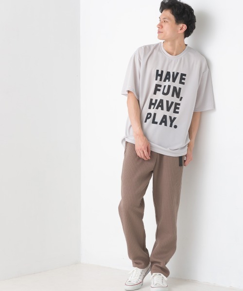 OMNES(オムネス)の「【Vissel×OMNES】ユニセックス プリントメッシュ半袖Tシャツ(Tシャツ/カットソー・レディース・ライトグレー/ブラック/ブラック系その他/グレー系その他・MEDIUM/LARGE/X-LARGE/XX-LARGE)」の19枚目の写真