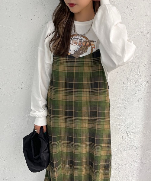 apres jour mignon(アプレジュールミニョン)の「アソートティアードキャミワンピース【ZOZOTOWN限定アイテム】(ワンピース・レディース・ブラック/ネイビー/グリーン/ブルー系その他・X-LARGE/フリー)」の21枚目の写真