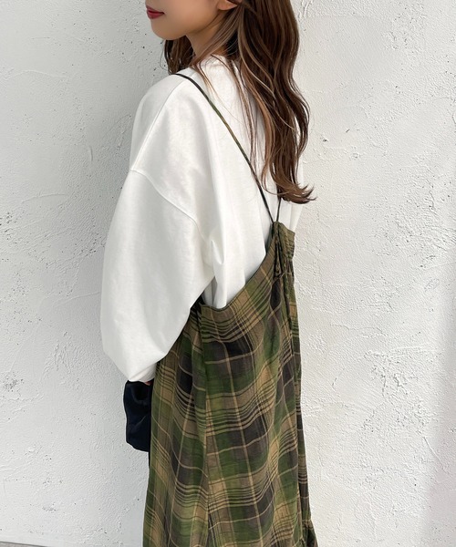 apres jour mignon(アプレジュールミニョン)の「アソートティアードキャミワンピース【ZOZOTOWN限定アイテム】(ワンピース・レディース・ブラック/ネイビー/グリーン/ブルー系その他・X-LARGE/フリー)」の9枚目の写真