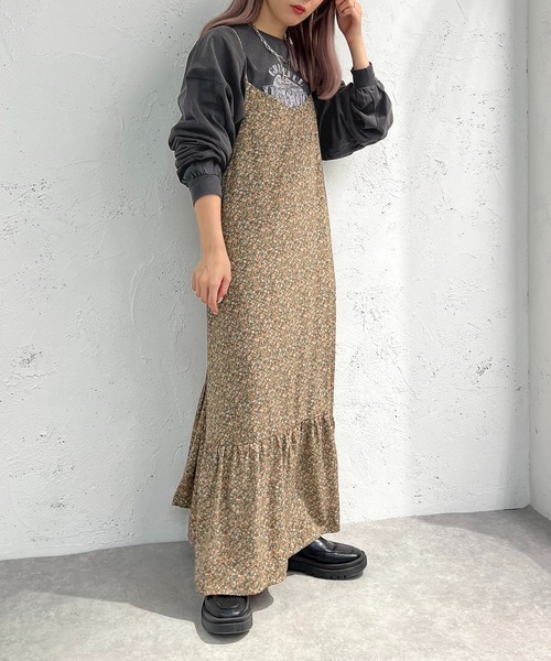 apres jour mignon(アプレジュールミニョン)の「アソートティアードキャミワンピース【ZOZOTOWN限定アイテム】(ワンピース・レディース・ブラック/ネイビー/グリーン/ブルー系その他・X-LARGE/フリー)」の19枚目の写真