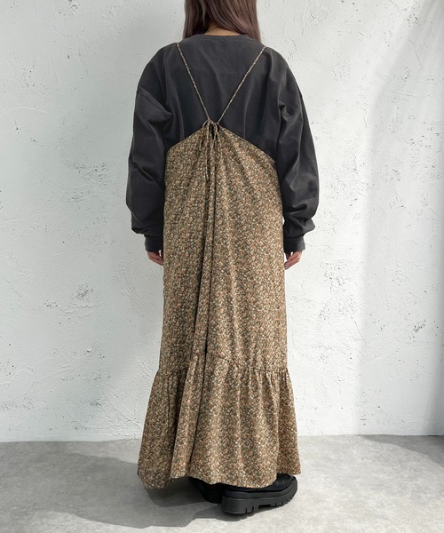 apres jour mignon(アプレジュールミニョン)の「アソートティアードキャミワンピース【ZOZOTOWN限定アイテム】(ワンピース・レディース・ブラック/ネイビー/グリーン/ブルー系その他・X-LARGE/フリー)」の15枚目の写真