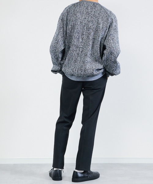 KIIT(キート)の「KIIT キート / COTTON RUSSEL MESH RAGLAN SLEEVE PULLOVER SHIRT コットンメッシュ ラグランスリーブ プルオーバーシャツ トレーナーカットソー / KIO-T92-004(スウェット・メンズ・杢グレー/アイボリー/ネイビー/ベージュ・1/2/3)」の21枚目の写真