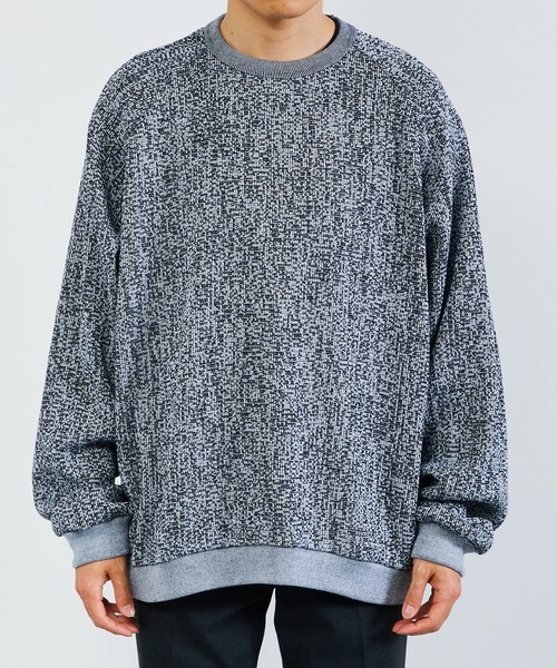 KIIT(キート)の「KIIT キート / COTTON RUSSEL MESH RAGLAN SLEEVE PULLOVER SHIRT コットンメッシュ ラグランスリーブ プルオーバーシャツ トレーナーカットソー / KIO-T92-004(スウェット・メンズ・杢グレー/アイボリー/ネイビー/ベージュ・1/2/3)」の11枚目の写真