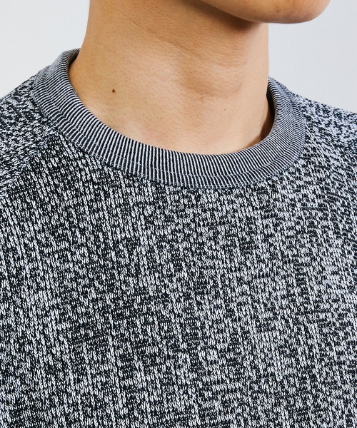 KIIT(キート)の「KIIT キート / COTTON RUSSEL MESH RAGLAN SLEEVE PULLOVER SHIRT コットンメッシュ ラグランスリーブ プルオーバーシャツ トレーナーカットソー / KIO-T92-004(スウェット・メンズ・杢グレー/アイボリー/ネイビー/ベージュ・1/2/3)」の17枚目の写真
