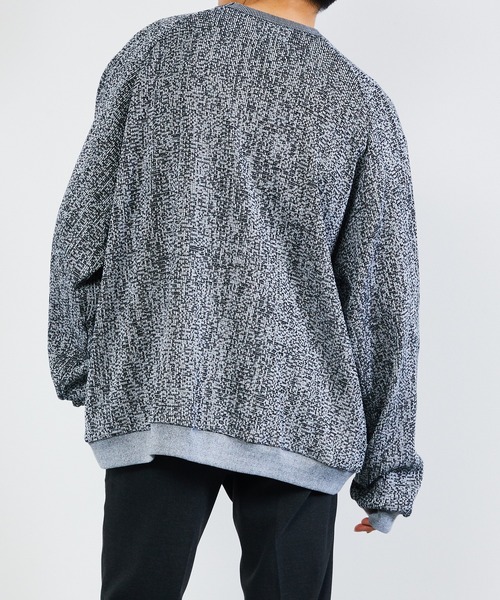 KIIT(キート)の「KIIT キート / COTTON RUSSEL MESH RAGLAN SLEEVE PULLOVER SHIRT コットンメッシュ ラグランスリーブ プルオーバーシャツ トレーナーカットソー / KIO-T92-004(スウェット・メンズ・杢グレー/アイボリー/ネイビー/ベージュ・1/2/3)」の9枚目の写真