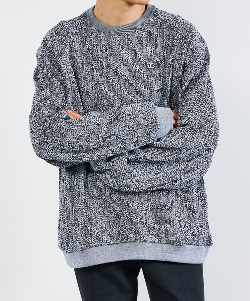 KIIT(キート)の「KIIT キート / COTTON RUSSEL MESH RAGLAN SLEEVE PULLOVER SHIRT コットンメッシュ ラグランスリーブ プルオーバーシャツ トレーナーカットソー / KIO-T92-004(スウェット・メンズ・杢グレー/アイボリー/ネイビー/ベージュ・1/2/3)」の10枚目の写真