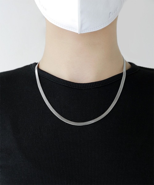 minsobi（ミンソビ）の「ティラチェーンネックレス（ネックレス・メンズ・シルバー・MEDIUM/LARGE）」の6枚目の写真