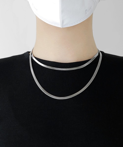minsobi（ミンソビ）の「ティラチェーンネックレス（ネックレス・メンズ・シルバー・MEDIUM/LARGE）」の9枚目の写真