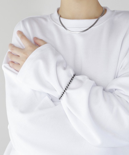 minsobi（ミンソビ）の「ティラチェーンネックレス（ネックレス・メンズ・シルバー・MEDIUM/LARGE）」の3枚目の写真